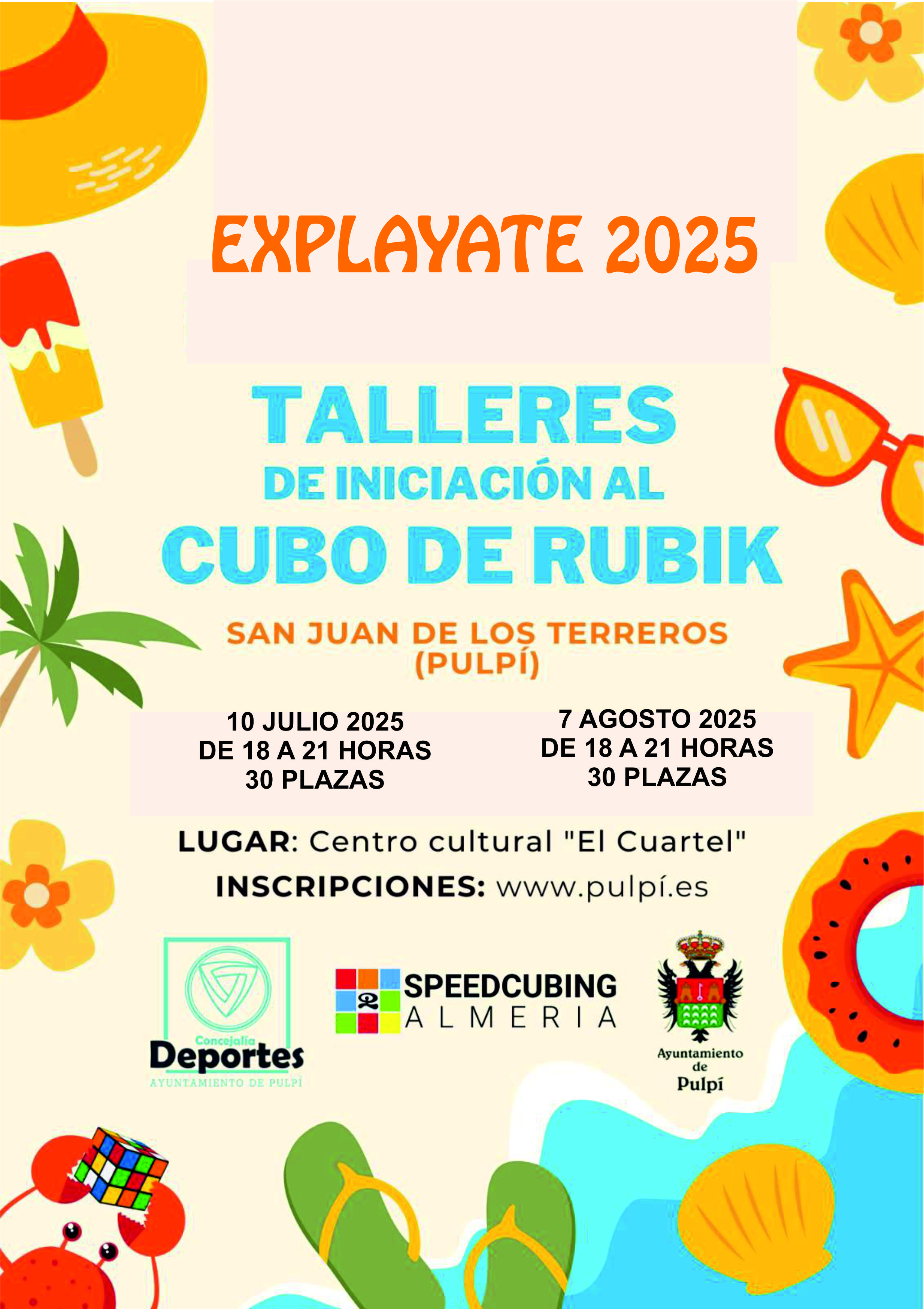 TALLER CUBOS DE RUBIK EXPLAYATE 2025
